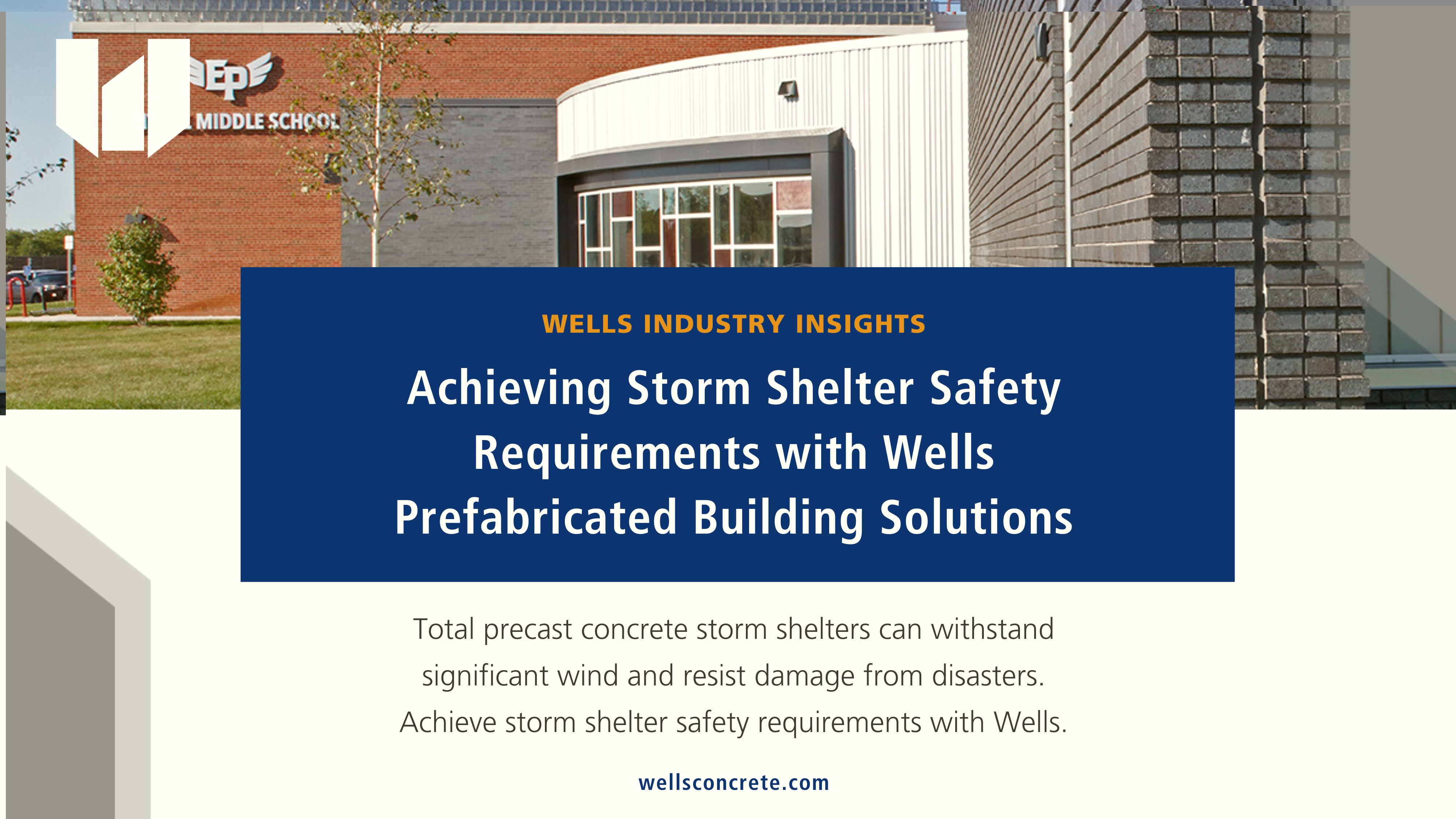 Total Precast Concrete Storm Shelter Safety Wells