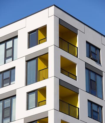 corner view of terrace 459