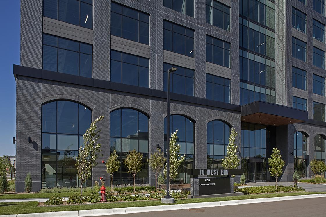 Close up picture of one side of 10 West Office.