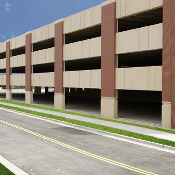 va medical center parking structure