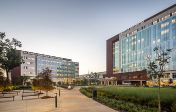exterior of hudson medical center