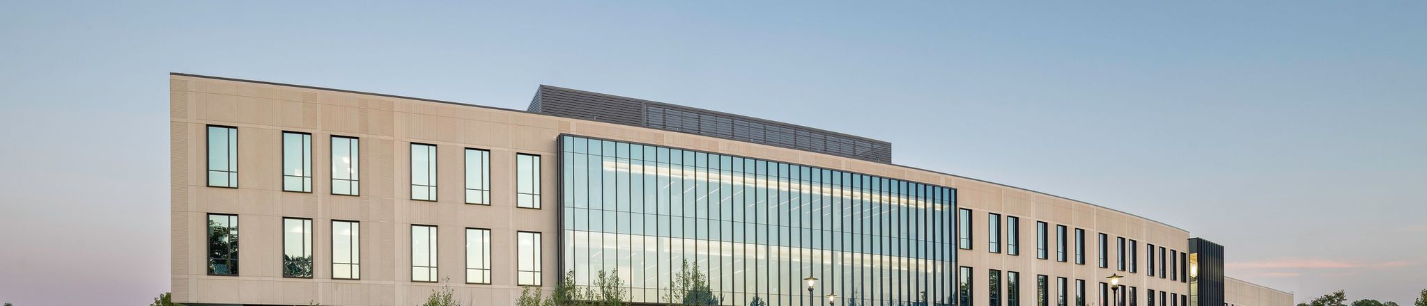 exterior wide angle of Kahlert Foundation Complex at Howard Community Complex