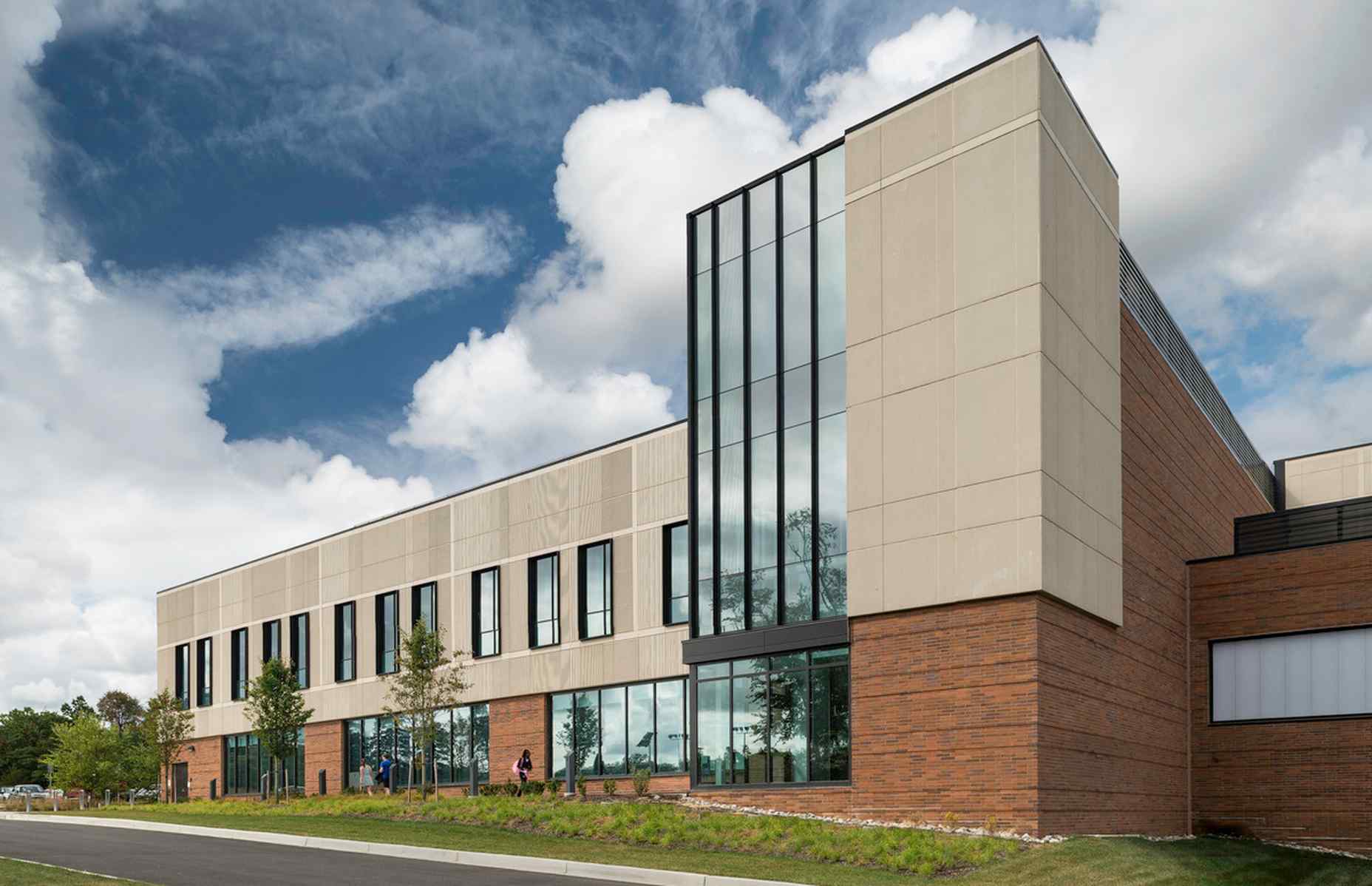 close up exterior kahlert foundation complex