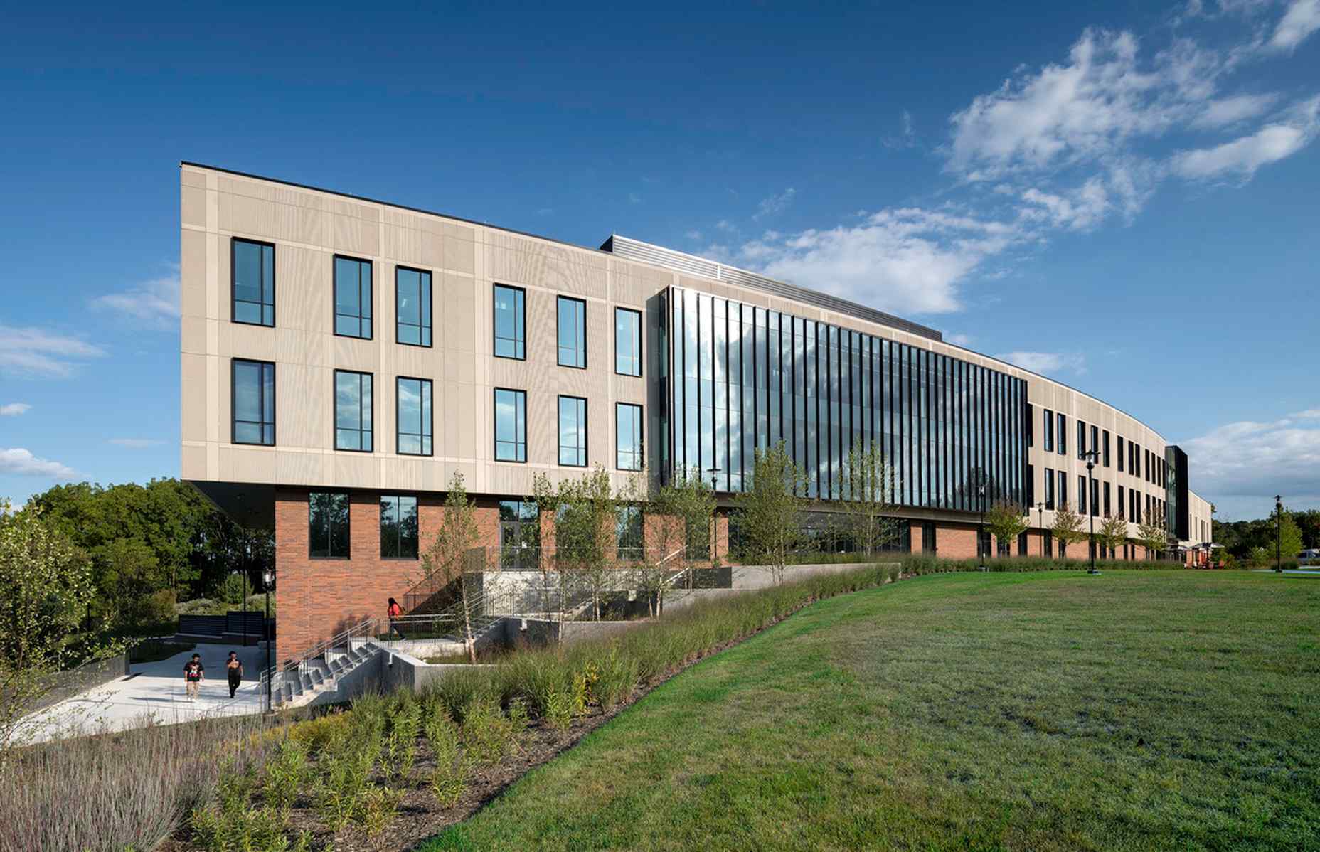 side exterior wide of kahlert foundation complex