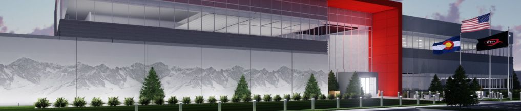 rendering exterior of QTS Denver 1 Aurora Data Center Campus