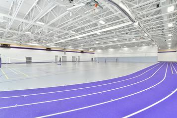 Picture of the indoor track facility of Ashland High School