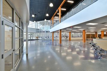 Indoor view of Ashland High School