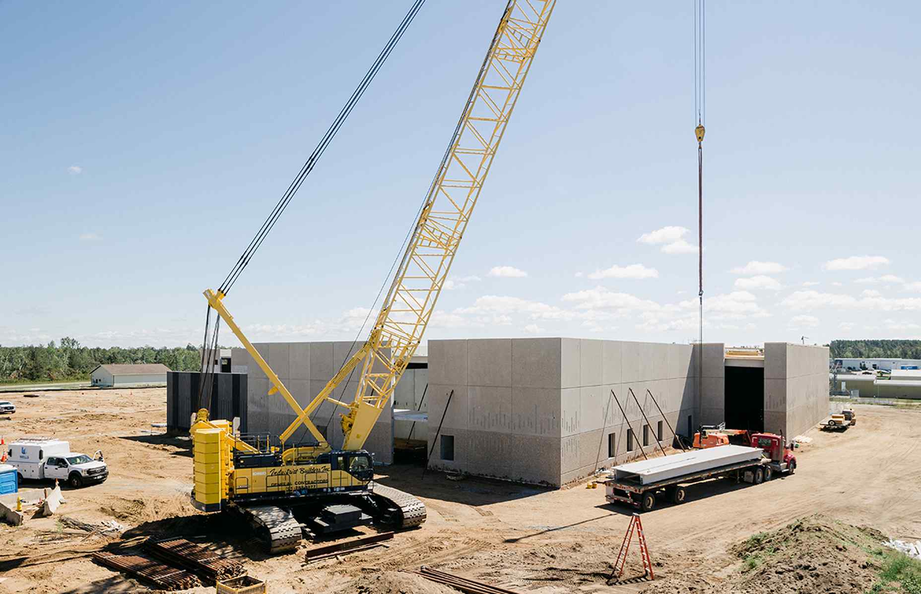 beltrami county jail construction aerial