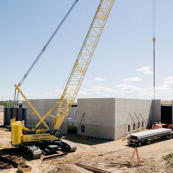 Betrami County Jail Construction Aerial