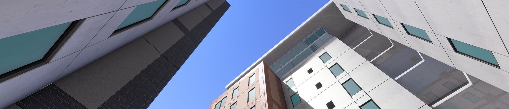 rendering of infinite facade buildings that use unitized building envelope systems