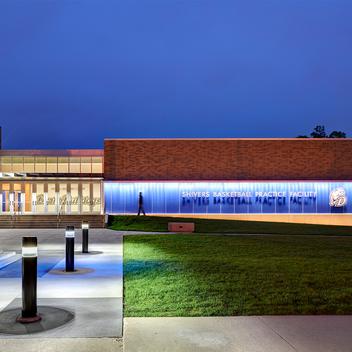 exterior of drake university facility