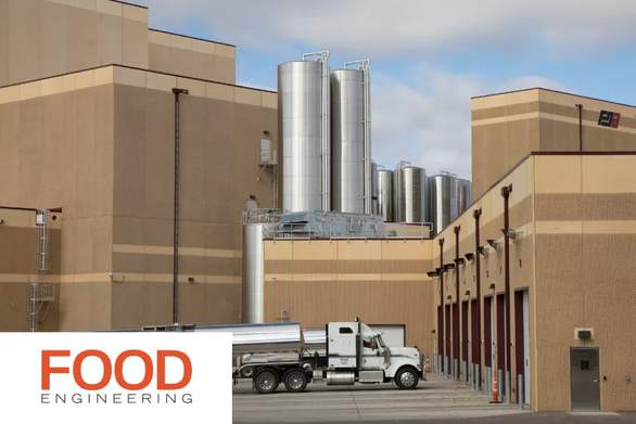 food processing facility with Food Engineering logo in corner