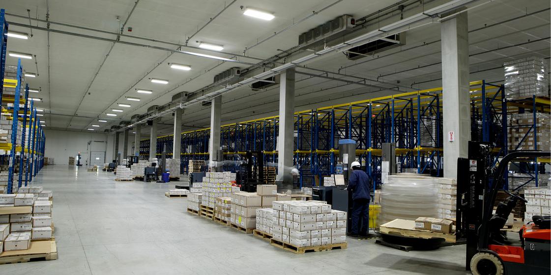 interior of belgioioso food processing plant