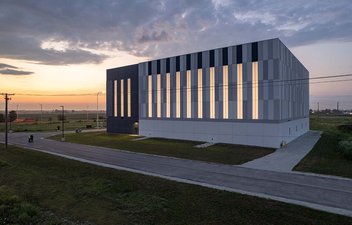 ibew training facility at night