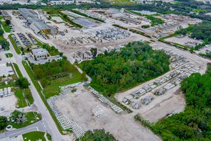 aerial of Kissimmee office and plant