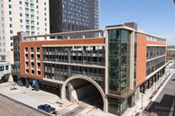 terracotta finish on rochester parking ramp