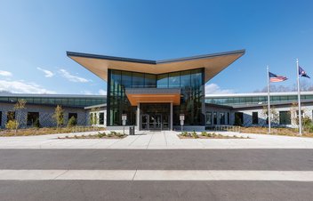 forest county potawatomi community center entrance