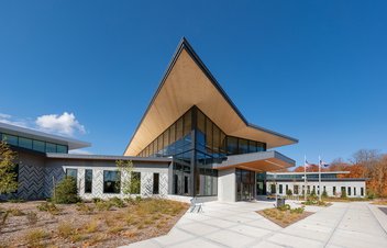 exterior of potawatomi community center