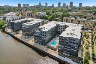 river house apartments 3 and 4 from the Milwaukee river