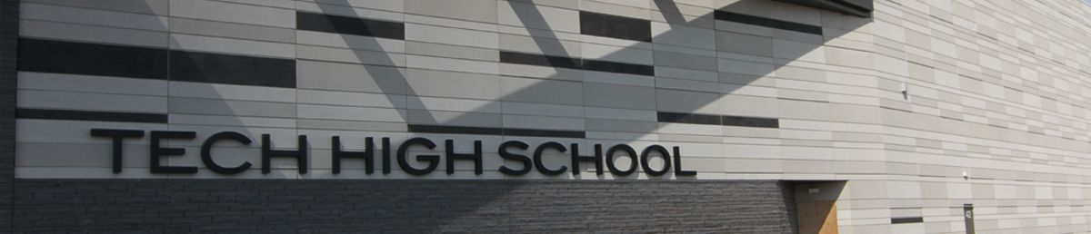 A close up view of the entrance of St. Cloud Technical High School