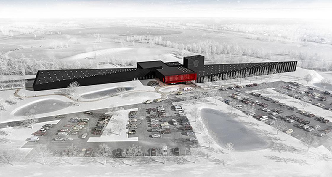 Rendering of Arden Hills Readiness Center by Stahl Construction