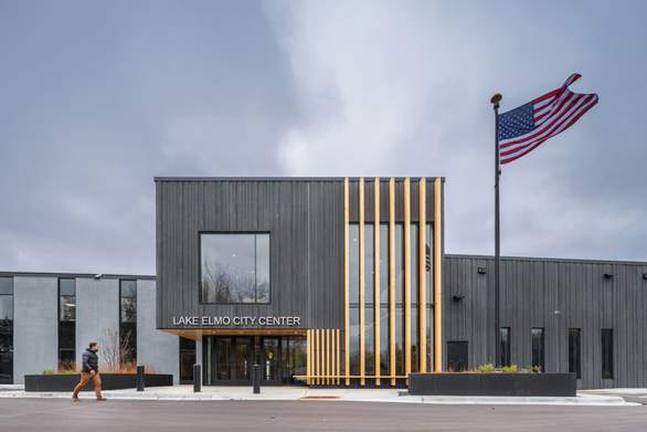 exterior of lake elmo city center