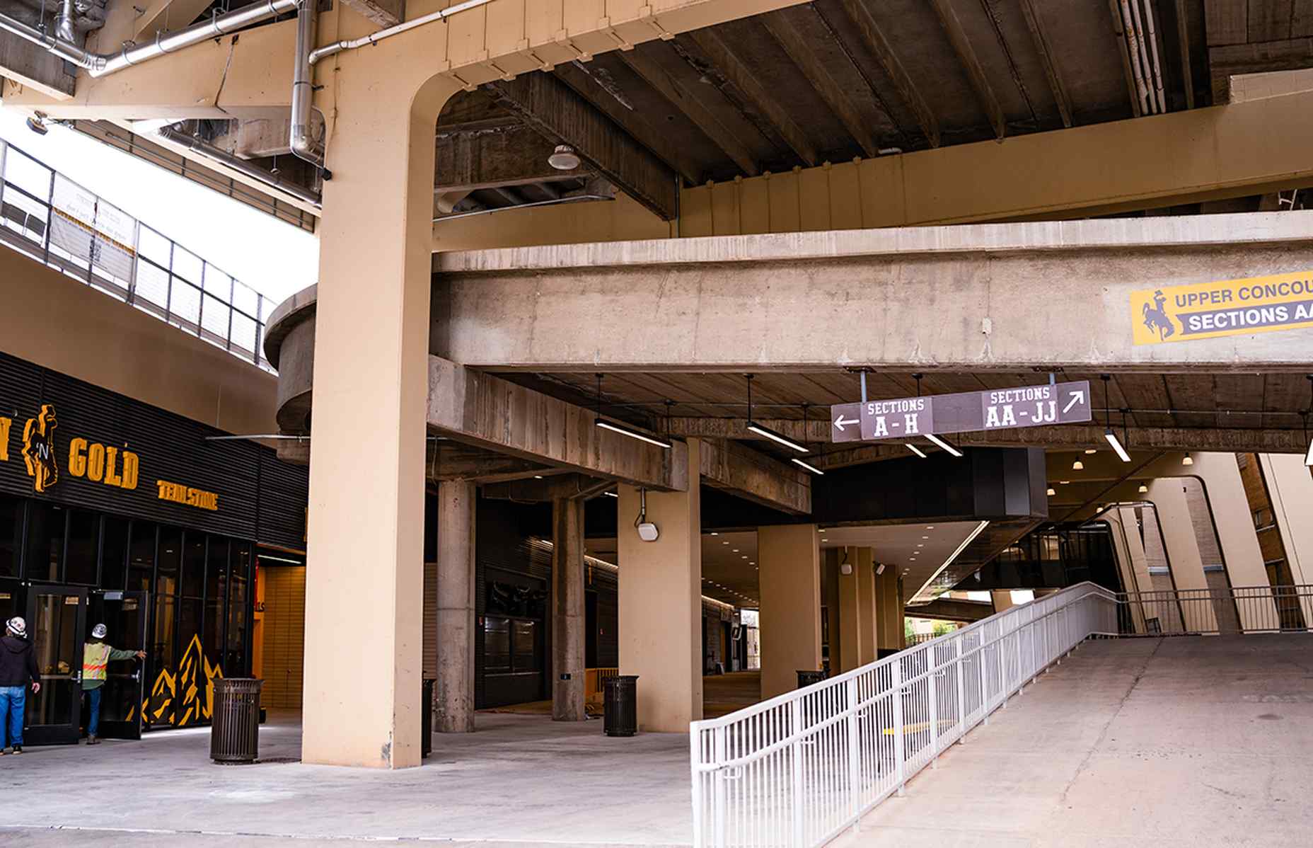 view of concourse underneath seats