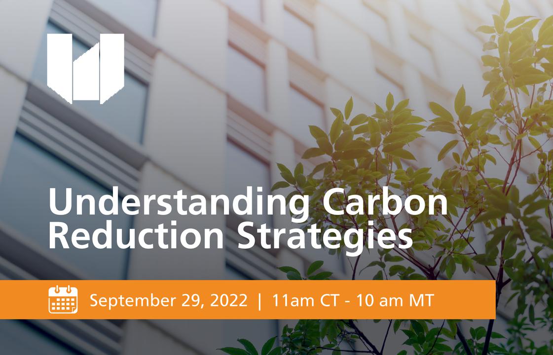Understanding carbon reduction strategies