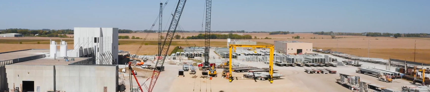 aerial of wells plant