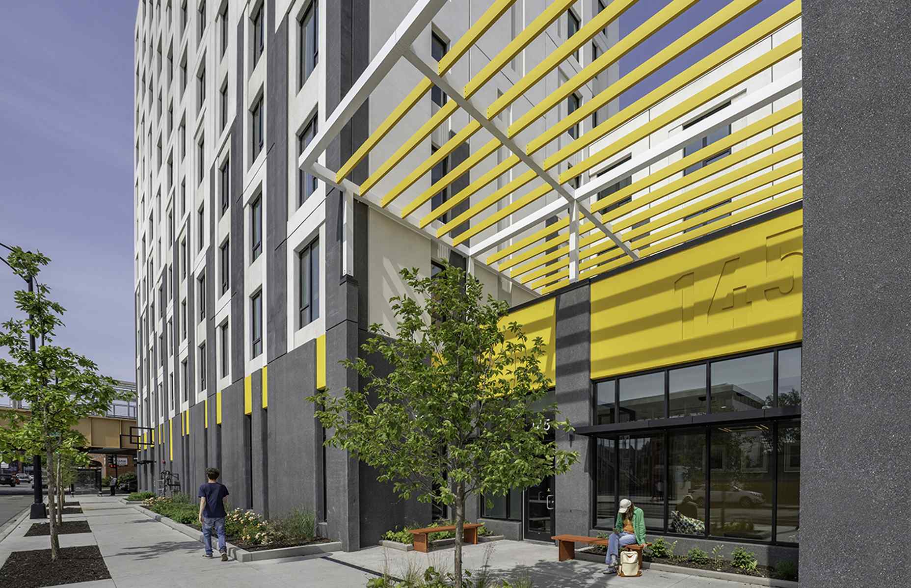 westhaven park chicago total precast apartments entrance close up