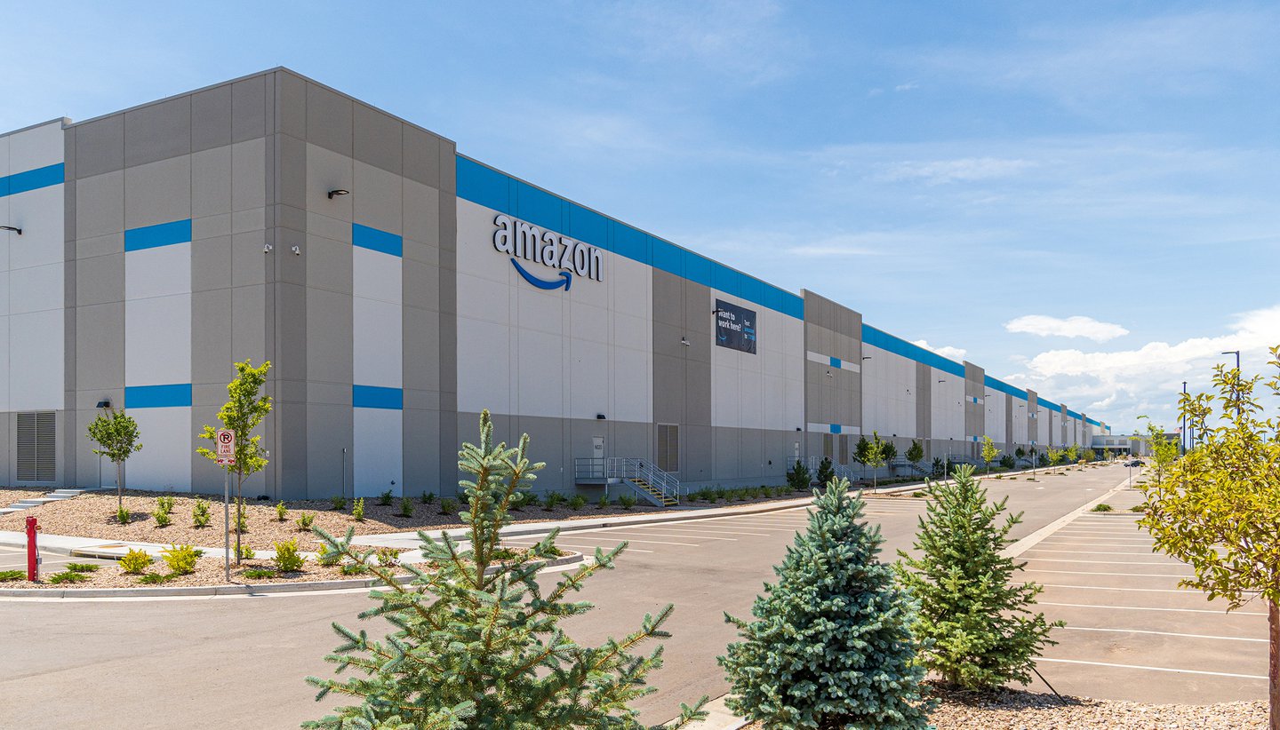 amazon warehouse exterior