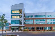 aerospace r&d facility with faux metal paneling