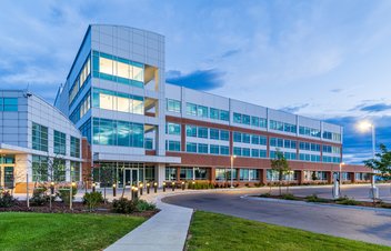 exterior of aerospace r&d building