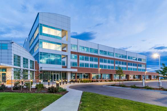 entrance of aerospace r&d facility