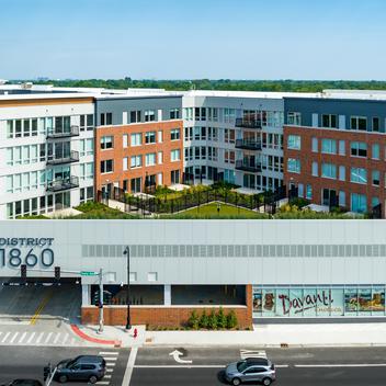district 1860 exterior wide view of entrance and street