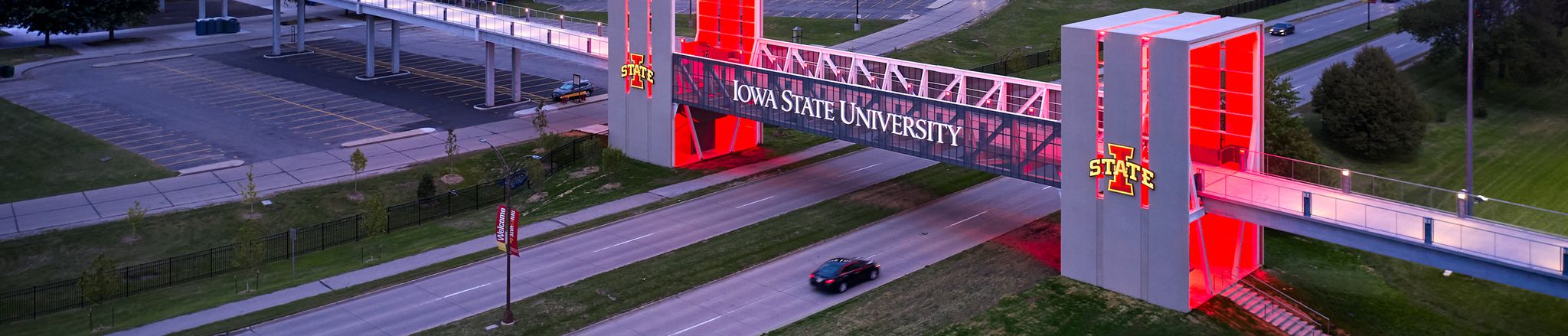 evening street view of east gateway bridge