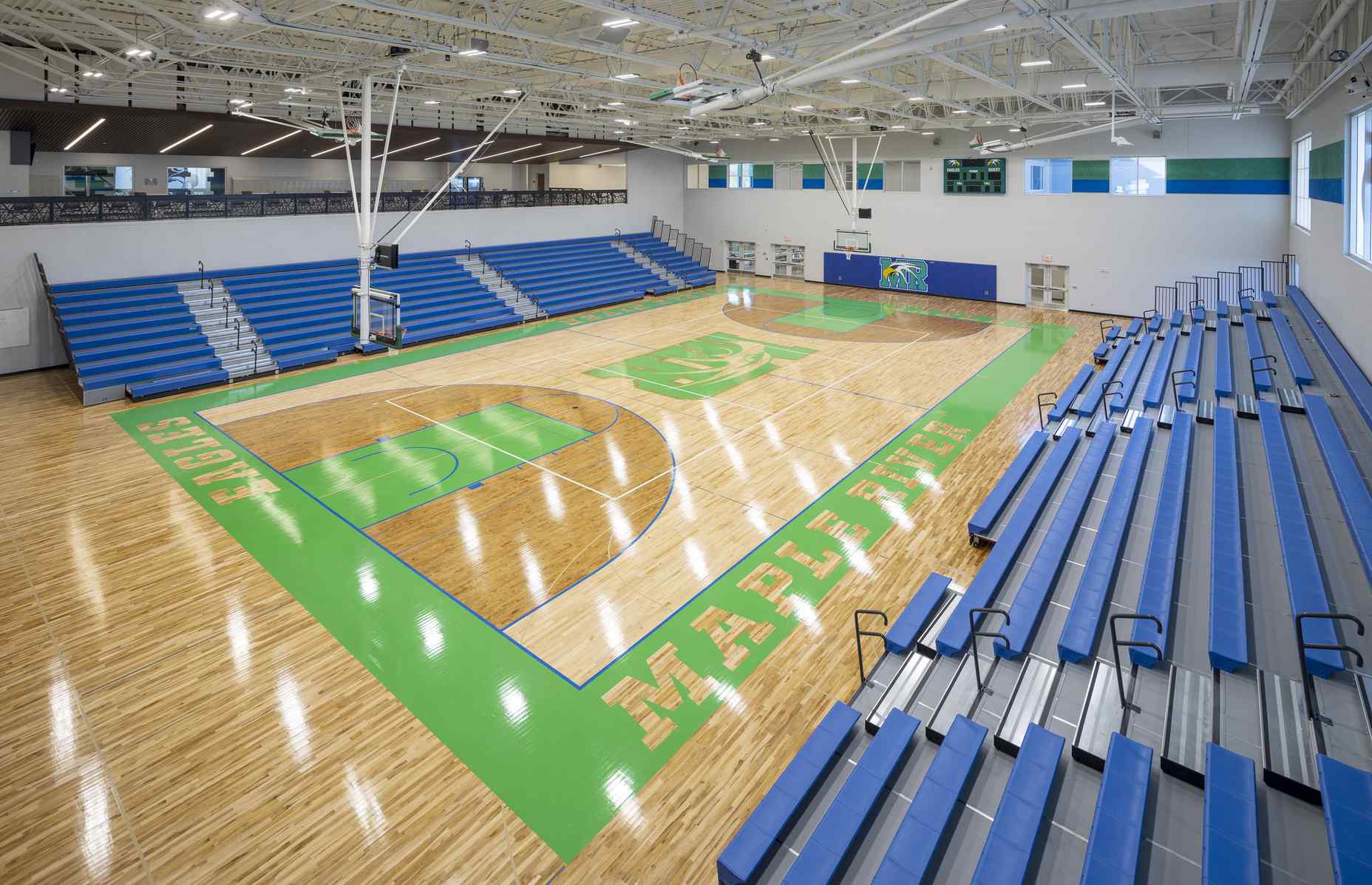 gym interior of maple river k12
