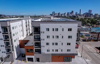 aerial view of pop denver