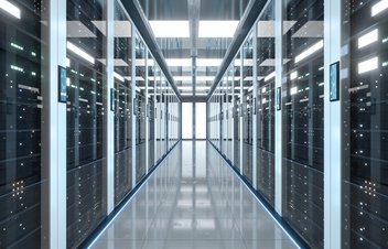 interior of data center
