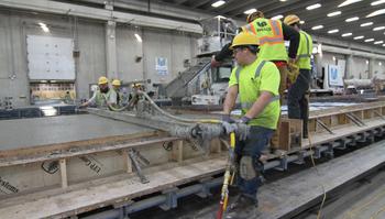 Wells employees working